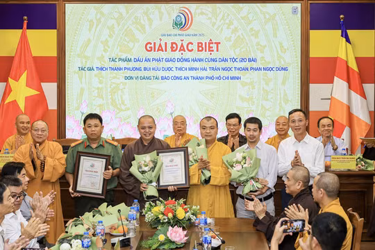 Vinh danh 35 tác phẩm xuất sắc đoạt Giải Báo chí Phật giáo năm 2025