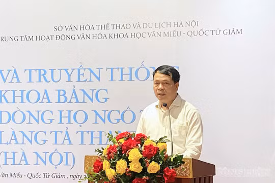 Tôn vinh truyền thống khoa bảng dòng họ Ngô Thì ở Hà Nội