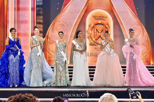 Top 6 chung cuộc Miss World 2026. Ảnh: Missosology