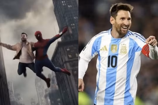Messi có thể nhận 15 triệu USD chỉ với 20 giây quảng bá ‘Spider-Man’