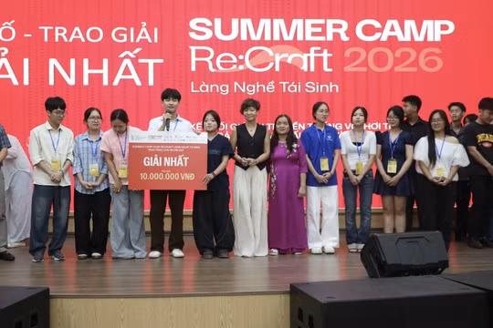 Bế mạc 'Summer Camp Re:Craft 2026', lan tỏa sáng tạo từ di sản làng nghề