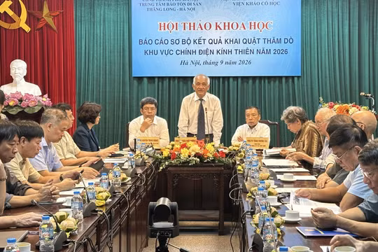 Làm rõ quy mô Chính điện Kính Thiên, mở thêm cơ sở phục dựng