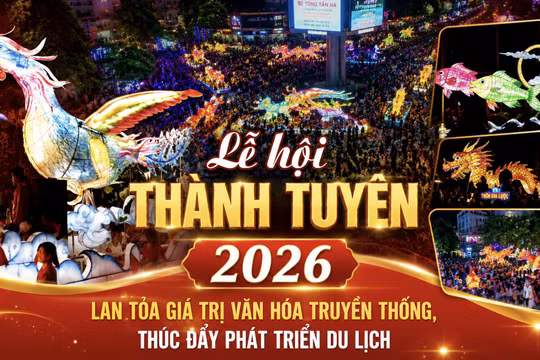 Nhiều hoạt động văn hóa hấp dẫn tại Lễ hội Thành Tuyên năm 2026 
