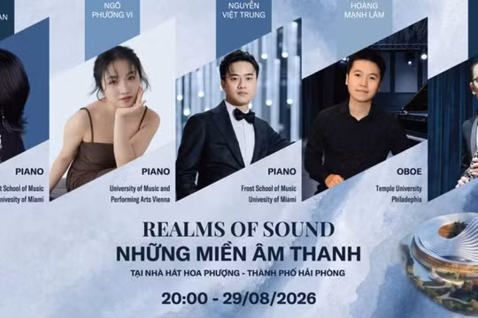  Hòa nhạc ‘Những miền âm thanh’ diễn ra tại TP Hải Phòng