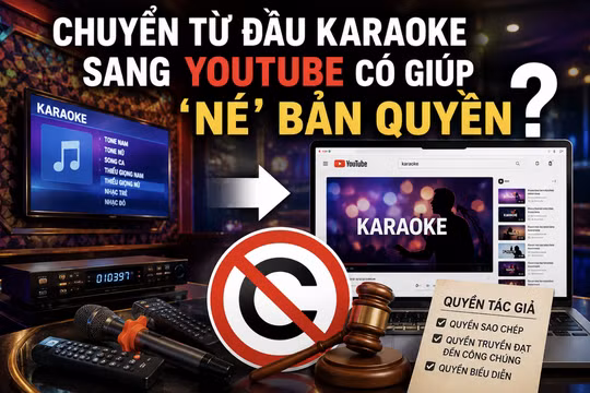 Dùng YouTube cho khách hát karaoke: Không phải là cách 'né' bản quyền