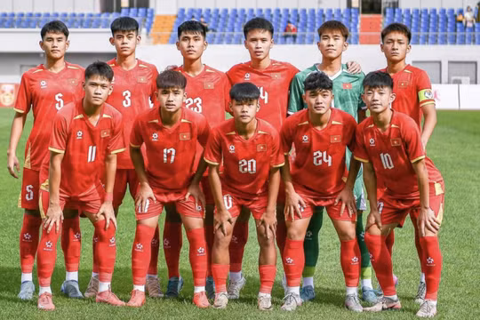 U16 Việt Nam thua sát nút U16 Trung Quốc tại giải quốc tế CFA Team China 2026