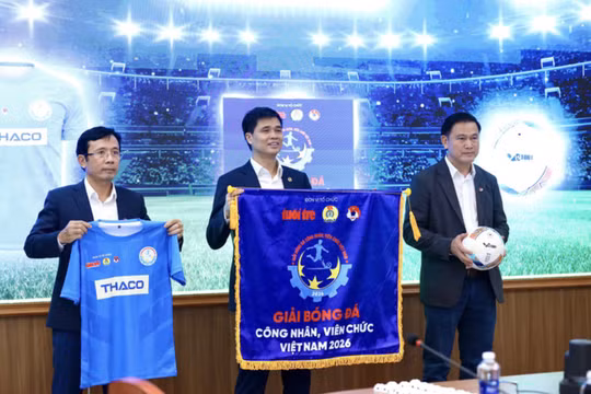 48 đội tranh tài tại Giải bóng đá công nhân, viên chức Việt Nam 2026