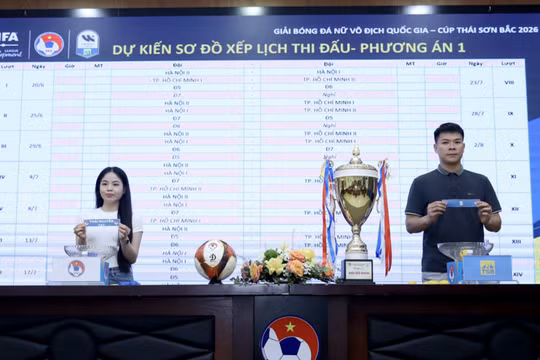 Giải bóng đá nữ VĐQG 2026 chính thức khởi tranh với 7 đội bóng