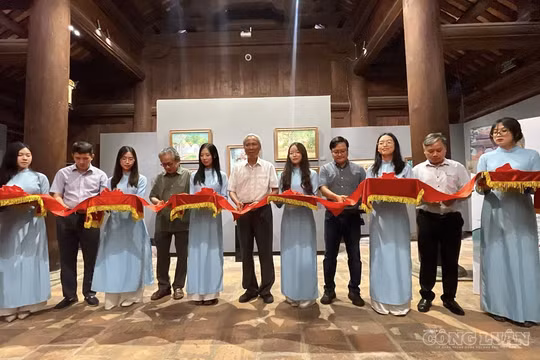 'Quốc Tử Giám trong nghệ thuật' kể câu chuyện di sản qua hội họa