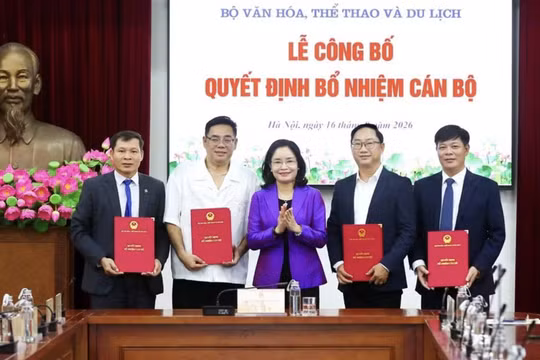Bộ Văn hóa, Thể thao và Du lịch bổ nhiệm Phó Hiệu trưởng 4 trường đại học