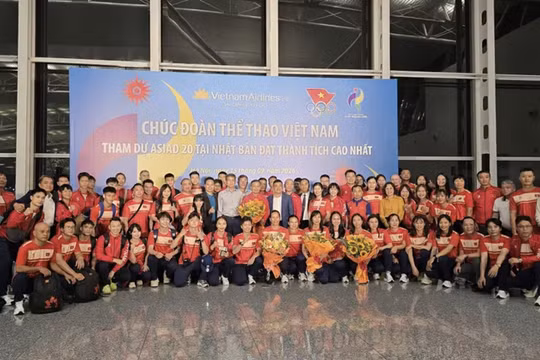 Đoàn Thể thao Việt Nam bắt đầu hành trình chinh phục ASIAD 20