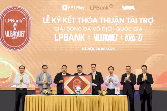 V.League 2026-2027 tăng suất ngoại binh, tổng tiền thưởng 9,5 tỷ đồng