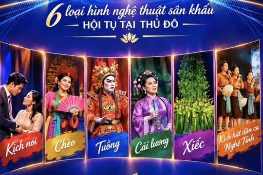 Phát vé miễn phí Liên hoan Sân khấu Hà Nội mở rộng 2026