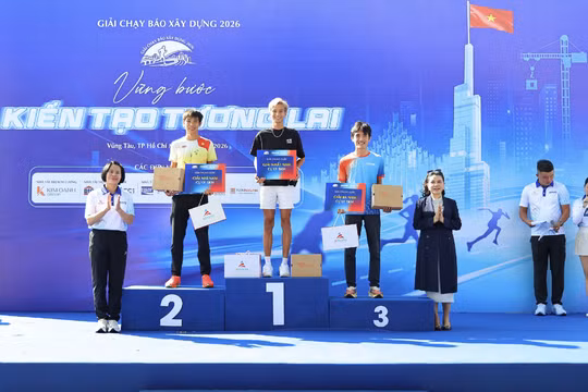 Giải chạy Báo Xây dựng 2026 khép lại với nhiều dấu ấn đẹp