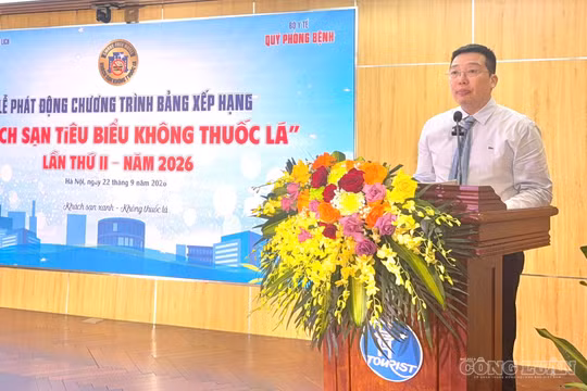 Phát động Bảng xếp hạng ‘Khách sạn tiêu biểu không thuốc lá’ lần thứ II