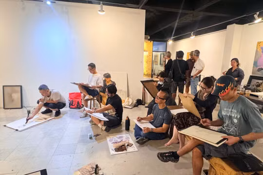 Nghệ sĩ Việt Nam giao lưu, triển lãm nghệ thuật tại Bangkok