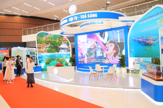 Các gian trưng bày hoàn thiện, sẵn sàng đón công chúng tại Hội Báo toàn quốc 2026