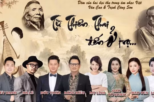 Đưa âm nhạc Văn Cao và Trịnh Công Sơn lên sân khấu Nhà hát Hồ Gươm