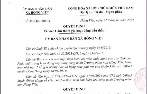thai binh cong ty xuan kien va thuan thanh bi cam thau 3 nam vi co dau hieu gian lan hinh 1