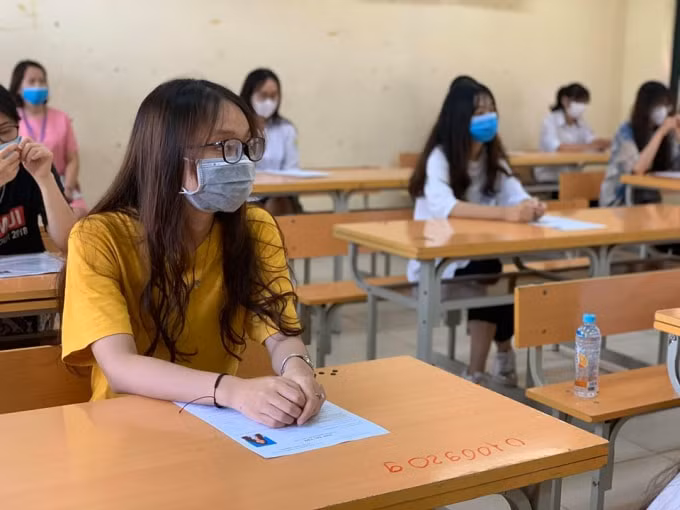 Tổ chức kỳ thi tốt nghiệp THPT là dấu ấn lớn của ngành giáo dục trong năm qua (ảnh Trinh Phúc).