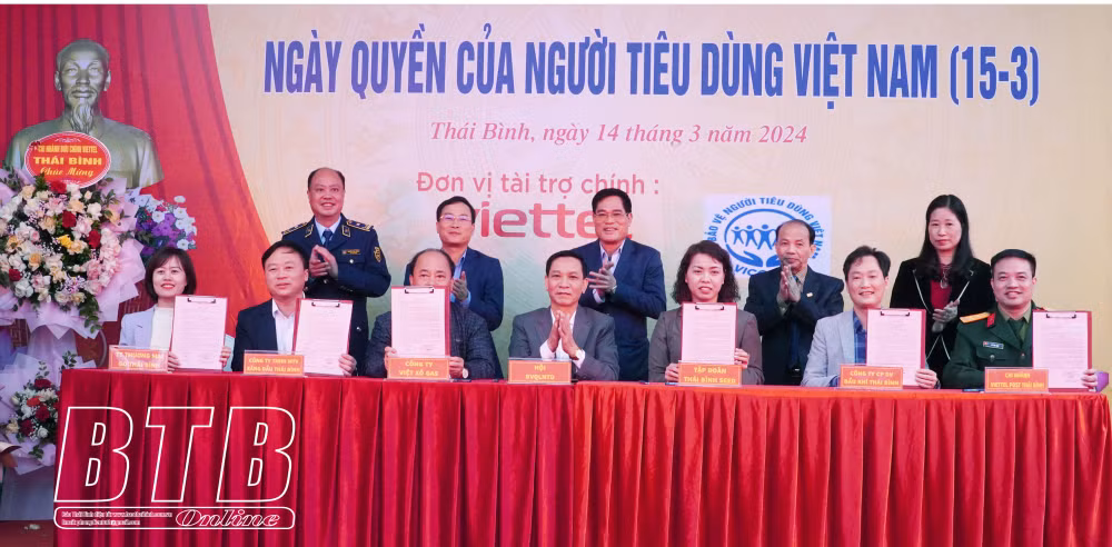 doanh nghiep thai binh ky cam ket cung cap dich vu bao dam an toan chat luong vi nguoi tieu dung hinh 1