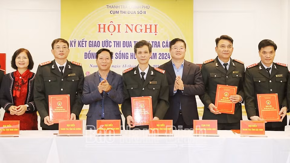 thanh tra 9 tinh dong bang song hong ky giao uoc thi dua nam 2024 hinh 1