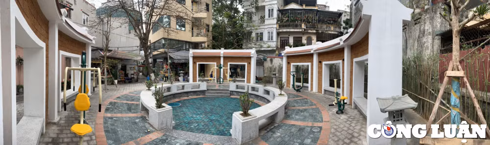 an tuong voi khu vui choi cai tao tu gieng lang giua thu do ha noi hinh 2