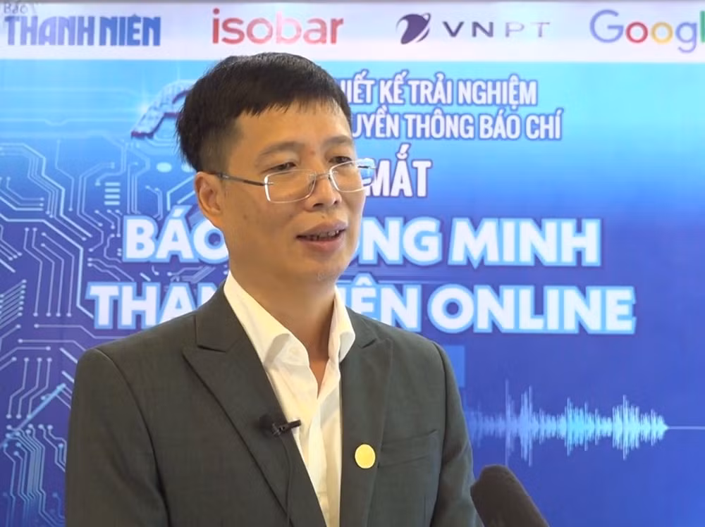 Nhà báo Trần Việt Hưng, Ủy viên Ban Biên tập, Tổng thư ký tòa soạn Thanh Niên Online. Ảnh: N.Thạch