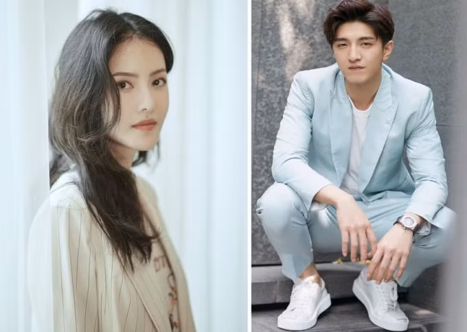 Trương Chỉ Khê và Kim Hạn hẹn hò từ tháng 10/2020. Ảnh: Weibo.