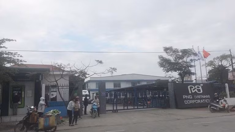 Công ty PNG (trụ sở ở phường Cẩm Thượng, TP. Hải Dương) nơi chuyên gia Hàn Quốc tử vong. Ảnh: TL