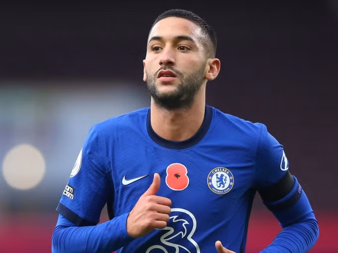 Hakim Ziyech lo lắng về tình hình tại Chelsea. Ảnh: internet