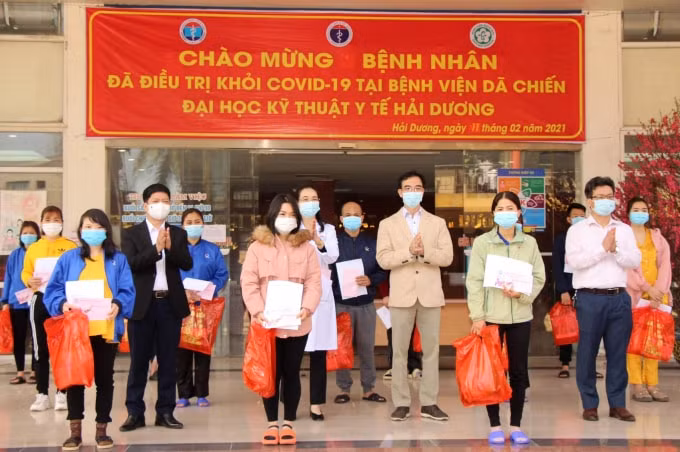 27 bệnh nhân được công bố khỏi bệnh đúng ngày 30 Tết mang theo niềm vui lớn trong công cuộc chống dịch COVID -19 (ảnh TL).