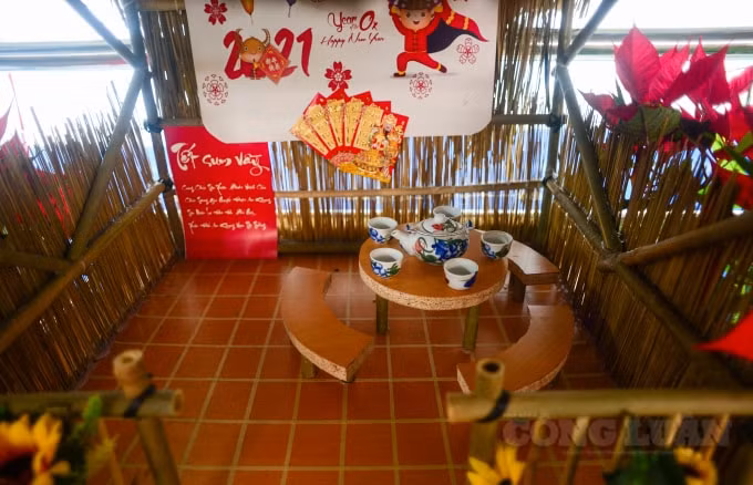 Có hẳn không gian thưởng thức trà