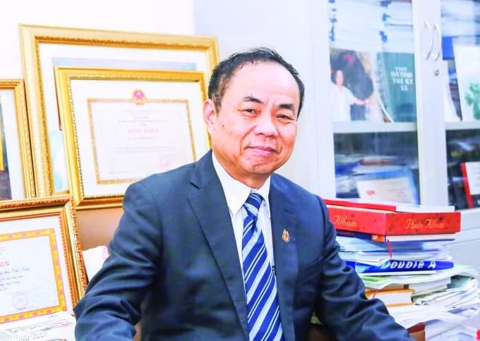 Nhà báo - TS Trần Bá Dung - Ủy viên Ban Thường vụ, Trưởng Ban Nghiệp vụ Hội Nhà báo Việt Nam. Ảnh: Sơn Hải