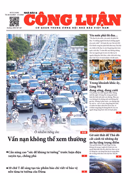 Nhà báo và Công luận số 52-2025