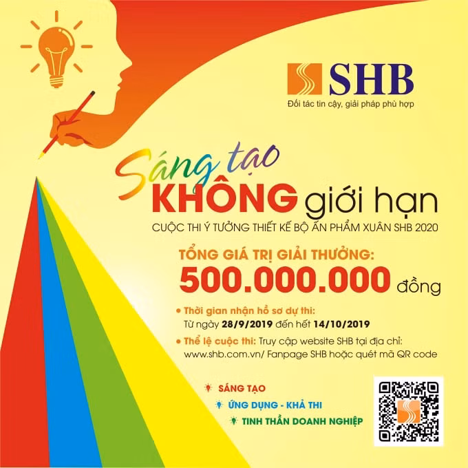 Đây là lần đầu tiên SHB tổ chức một cuộc thi có quy mô lớn về ý tưởng sáng tạo, thiết kế các ấn phẩm xuân