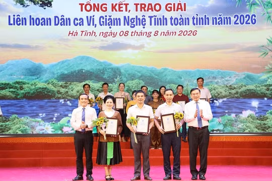 Lan tỏa sức sống di sản tại Liên hoan Dân ca Ví, Giặm tỉnh Hà Tĩnh năm 2026