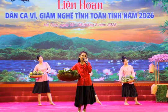 Hà Tĩnh khai mạc Liên hoan Dân ca Ví, Giặm năm 2026
