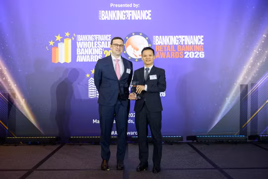Techcombank là Ngân hàng Bán lẻ nội địa tốt nhất Việt Nam trong 5 năm liên tiếp