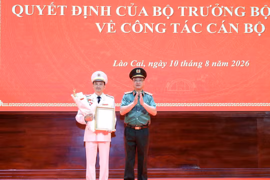 Đại tá Trịnh Khắc Cường được bổ nhiệm Giám đốc Công an tỉnh Lào Cai