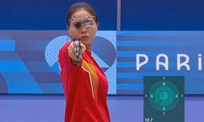 trinh thu vinh xep thu 7 o chung ket 25m sung ngan olympic 2024 hinh 1