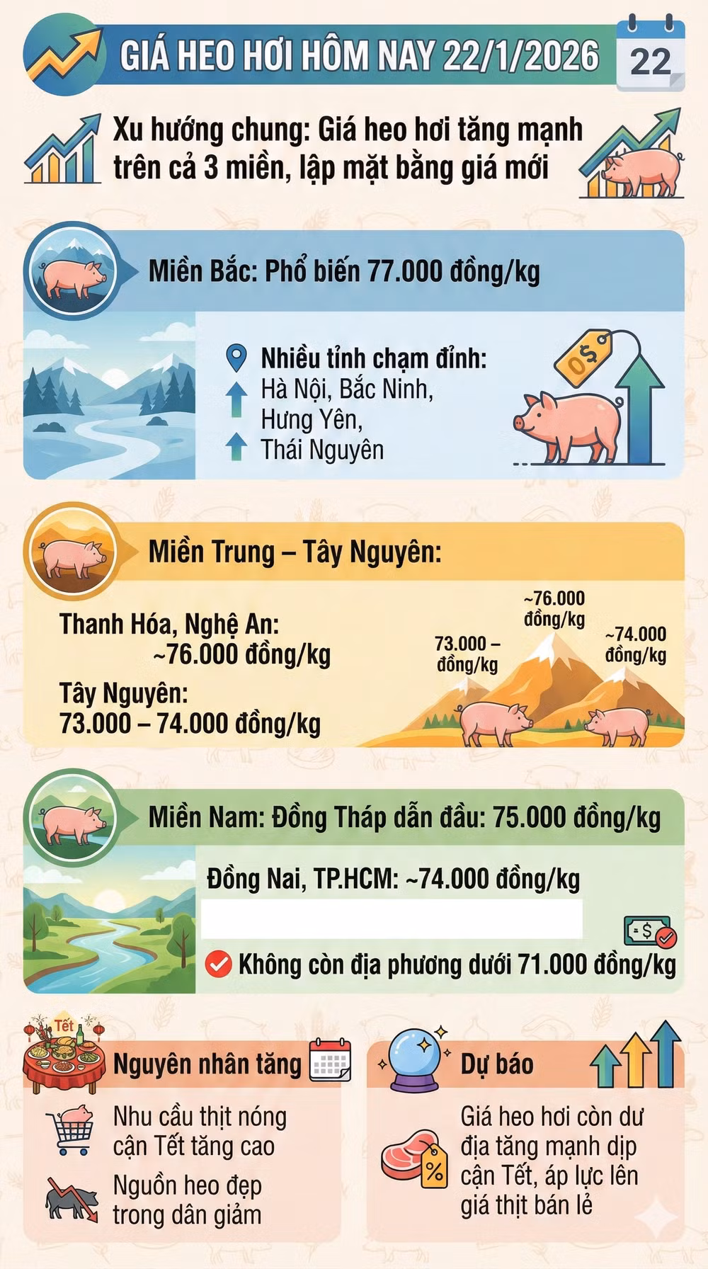 gia heo hoi hom nay 22-1