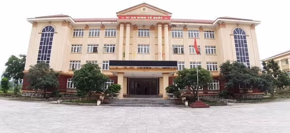 Hình ảnh trụ sở Công an huyện Tân Uyên - Lai Châu. Ảnh: baotuoitre.
