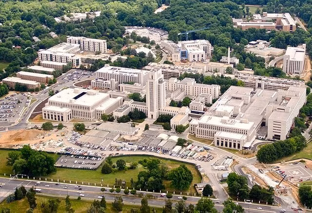 Toàn cảnh khuôn viên Trung tâm y tế quân sự quốc gia Walter Reed. Ảnh: Wikipedia