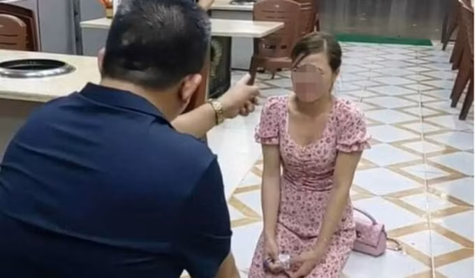 Nguyễn Văn Thiện đã có hành vi bắt nữ thực khách quỳ gối gây bức xúc trong dư luận.