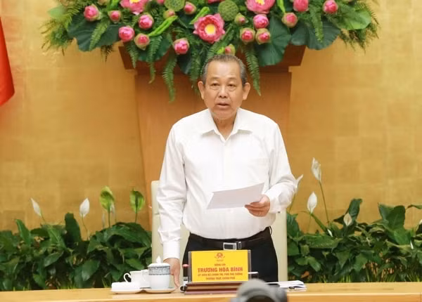 Phó Thủ tướng Thường trực Chính phủ Trương Hoà Bình