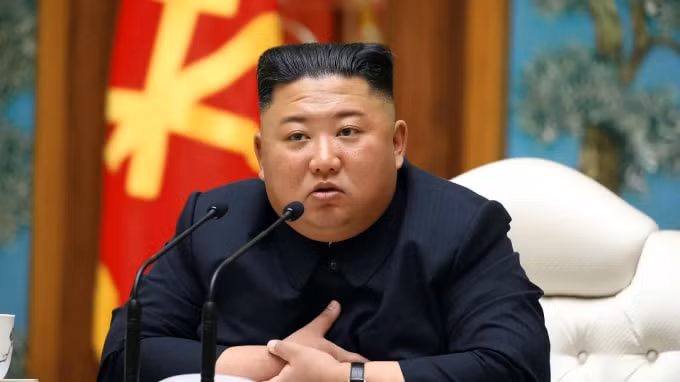 Nhà lãnh đạo Triều Tiên Kim Jong Un. Ảnh: KCNA / AP