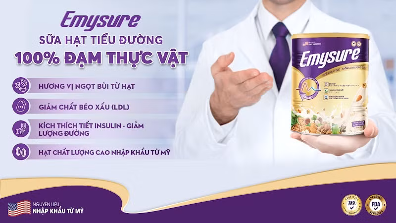 sua hat tieu duong emysure thuc pham bo sung can bang dinh duong cho nguoi tieu duong hinh 1