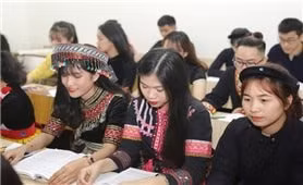 Thông tư là căn cứ để các cơ sở giáo dục đại học thực hiện chính sách ưu tiên của Nhà nước về phát triển giáo dục đại học đối với học sinh đồng bào DTTS. (Ảnh minh họa)