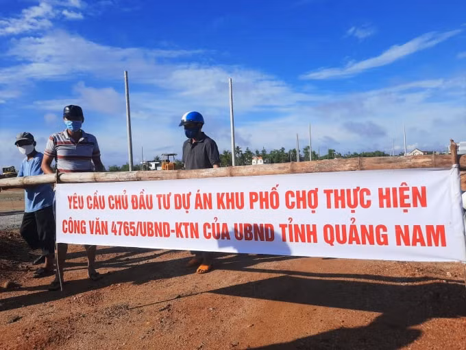 ram ro ban chui dat nen du an khu pho cho chien dan cua cong ty newland quang nam hinh 2